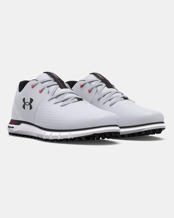 Men's UA HOVR™ Fade 2 Spikeless Wide (E) Golf Shoes, Gray, pdpMainDesktop image number 3